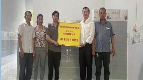 Hỗ trợ xoá nhà tạm cho hộ gia đình tại Thôn Kà Nhảy, xã Đăk Nông